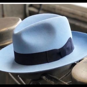 Baby Blue Fedora
